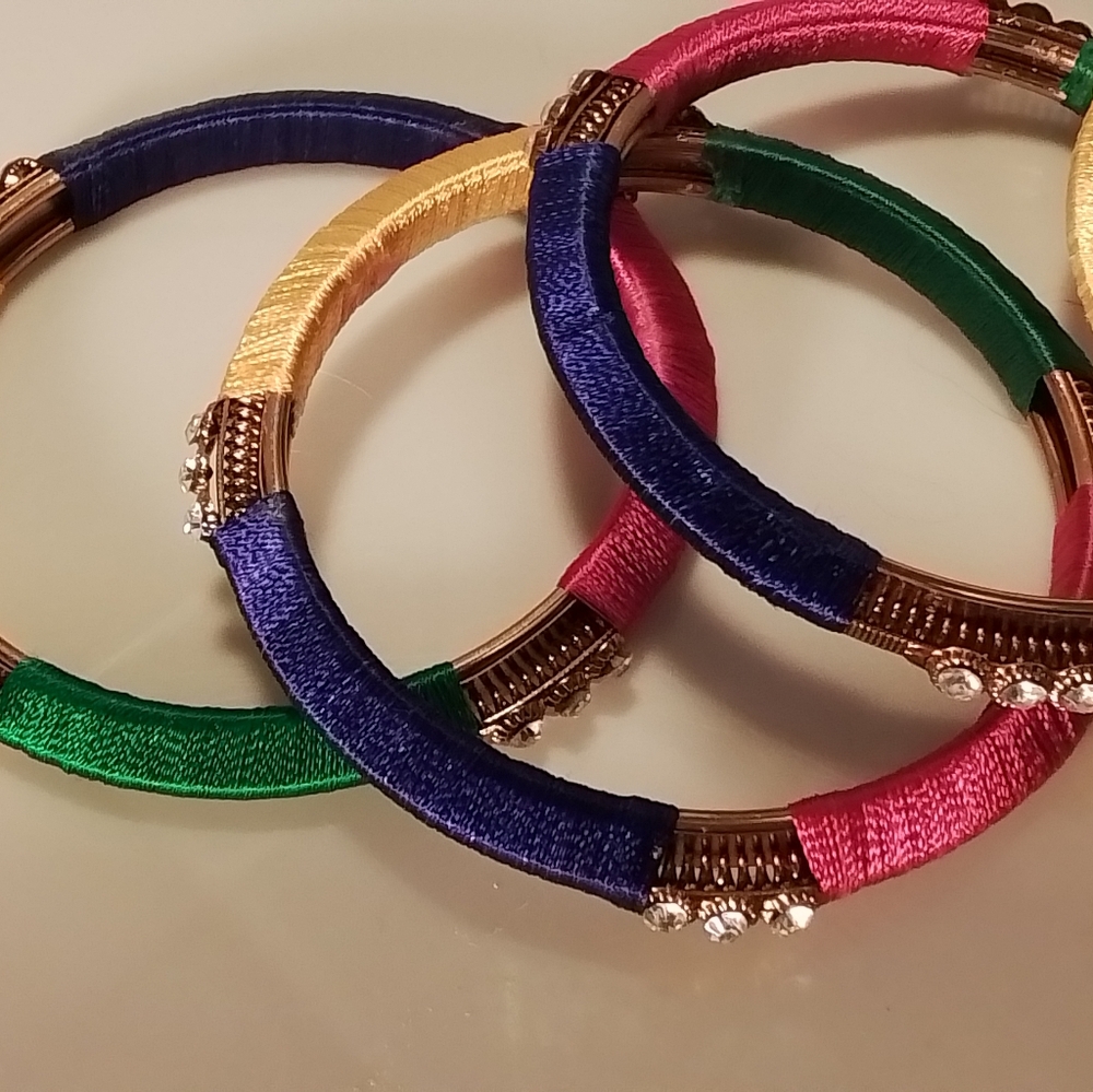 Thread bling bracelet bangles - Picture 2 of 4